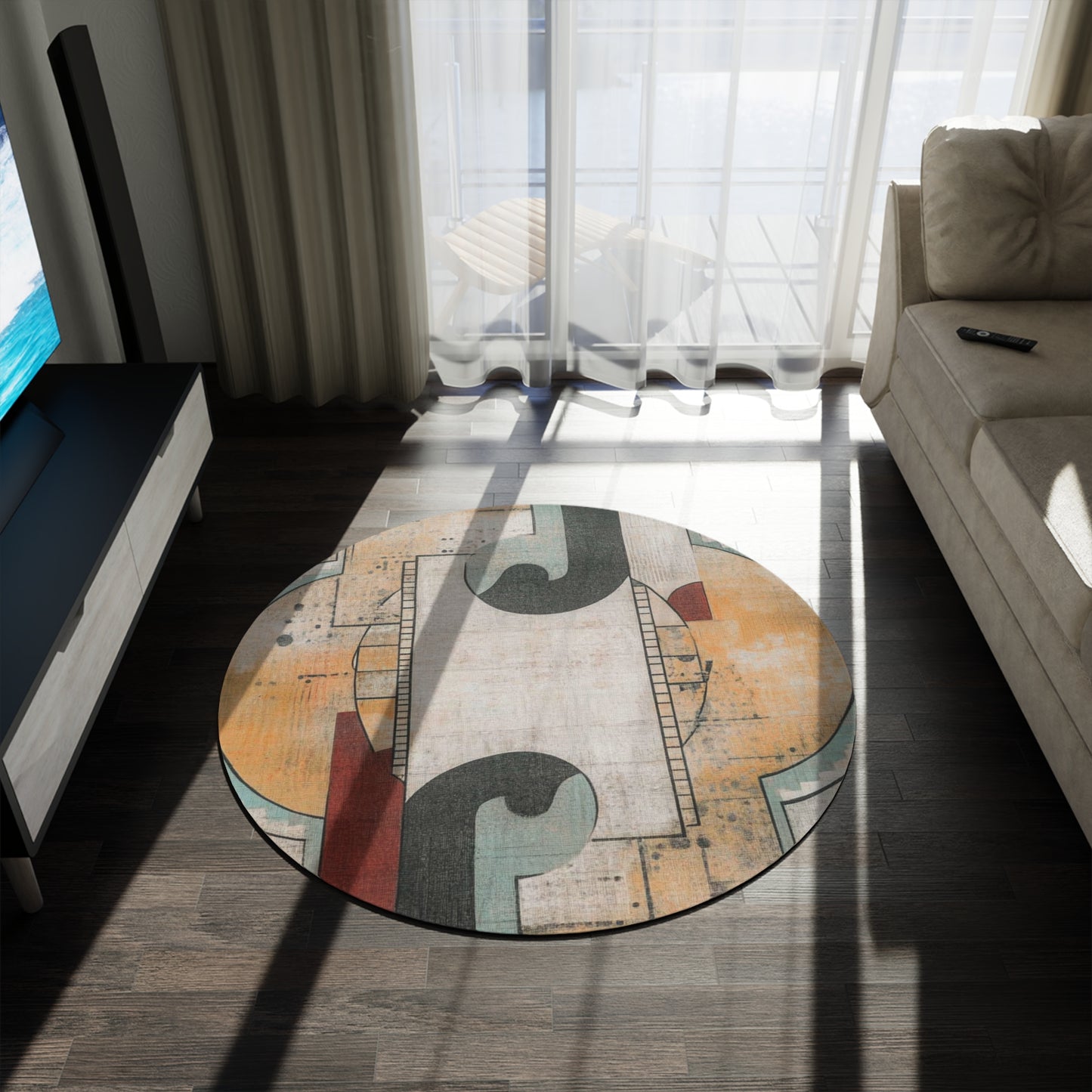 Aerial | Round Rug