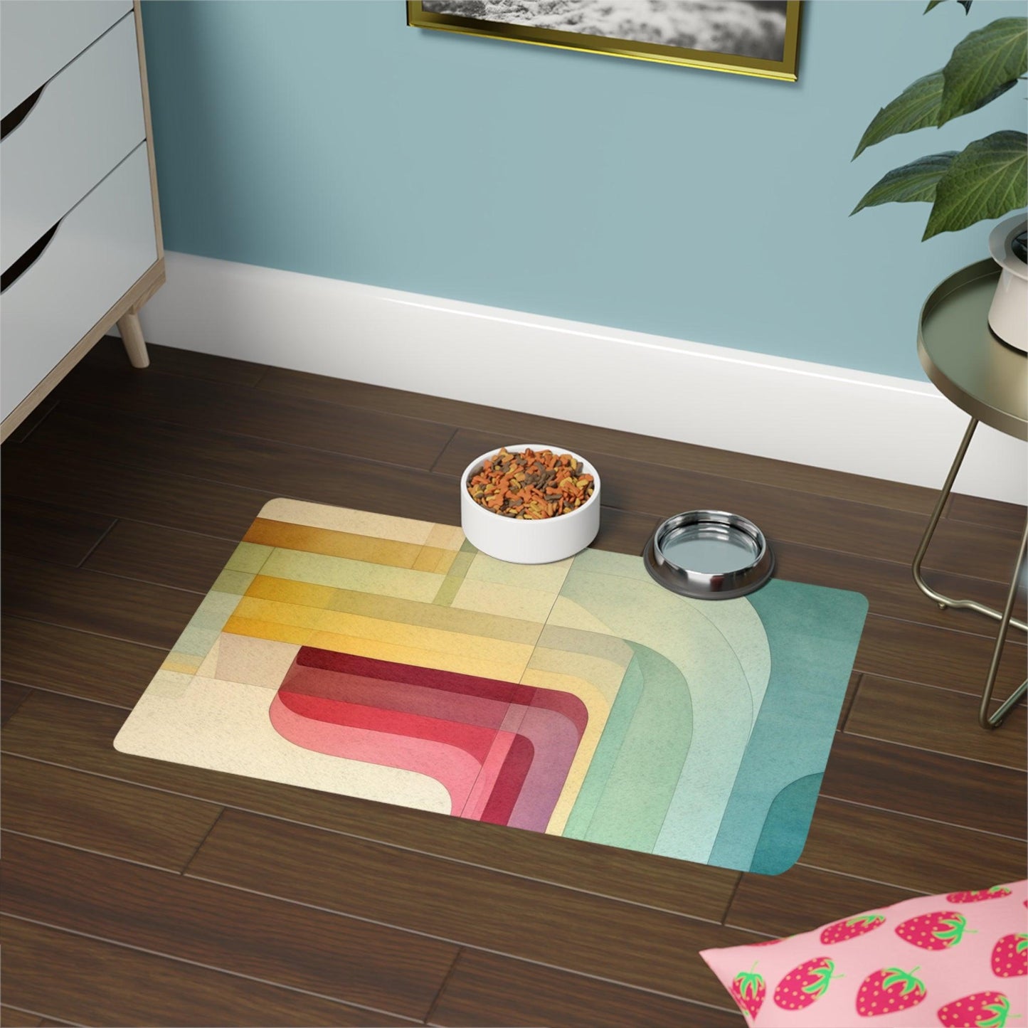 Retro | Pet Food Mat