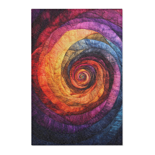 Portal - Abstract Geometric Area Rug