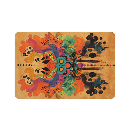 Sioux - Abstract Geometric Pet Food Mat