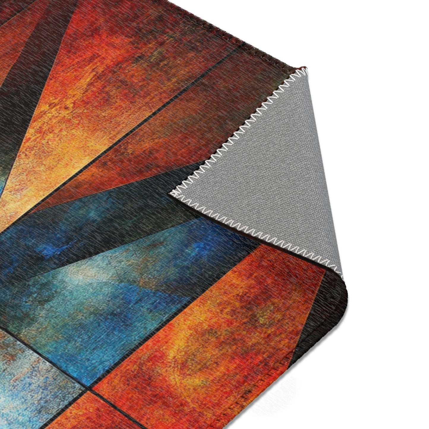 Abstract Geometric Area Rug - Sharp