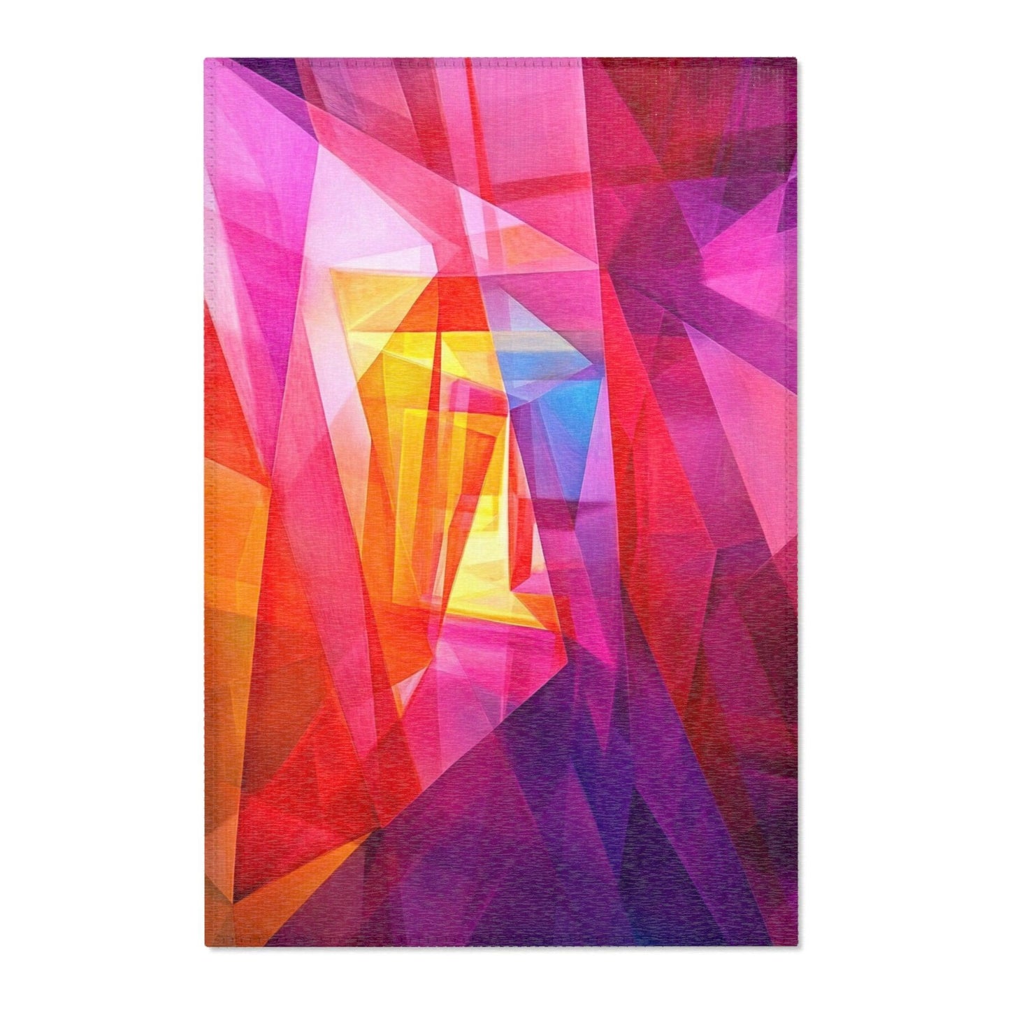 Abstract Geometric Area Rug - Shimmer