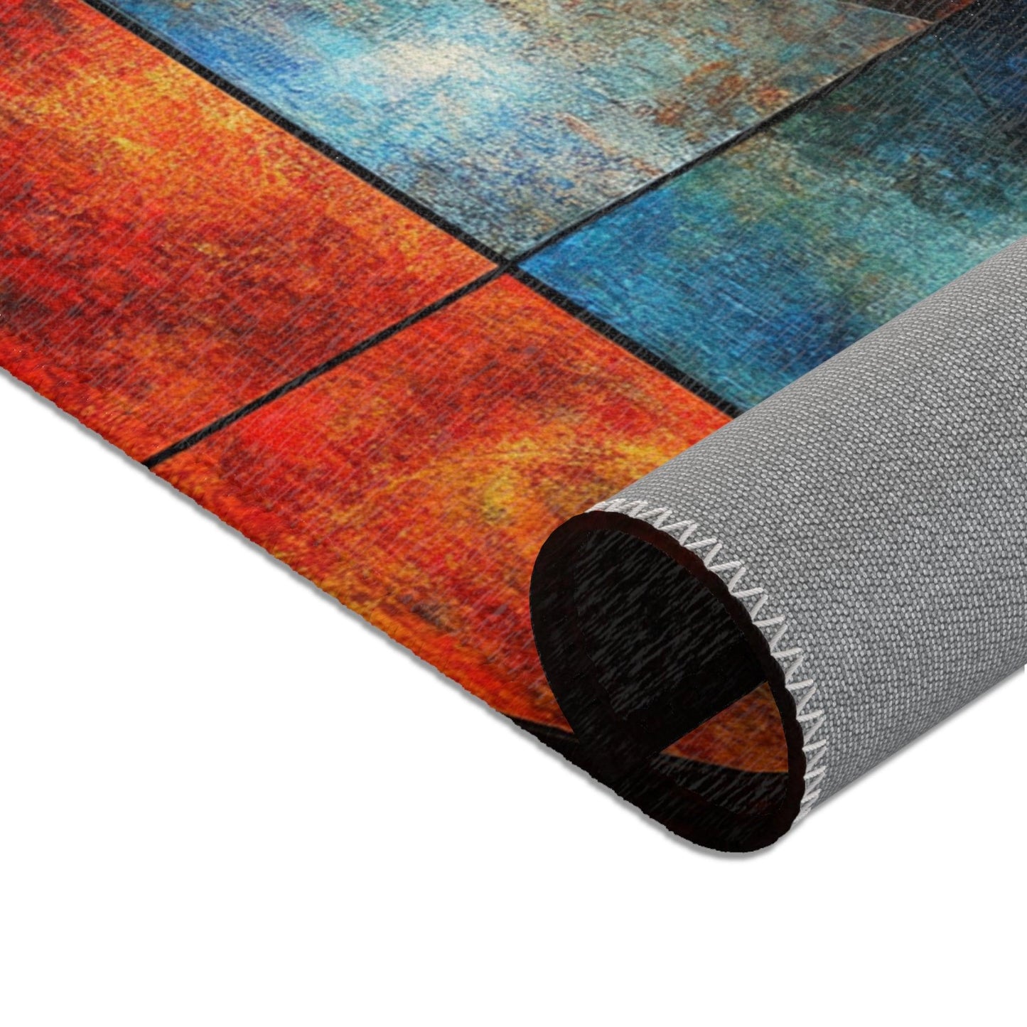 Abstract Geometric Area Rug - Sharp