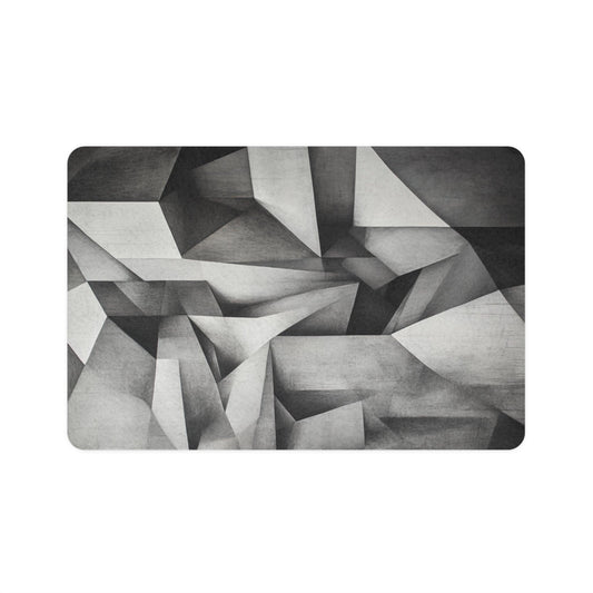 Architect - Abstract Geometric Pet Food Mat