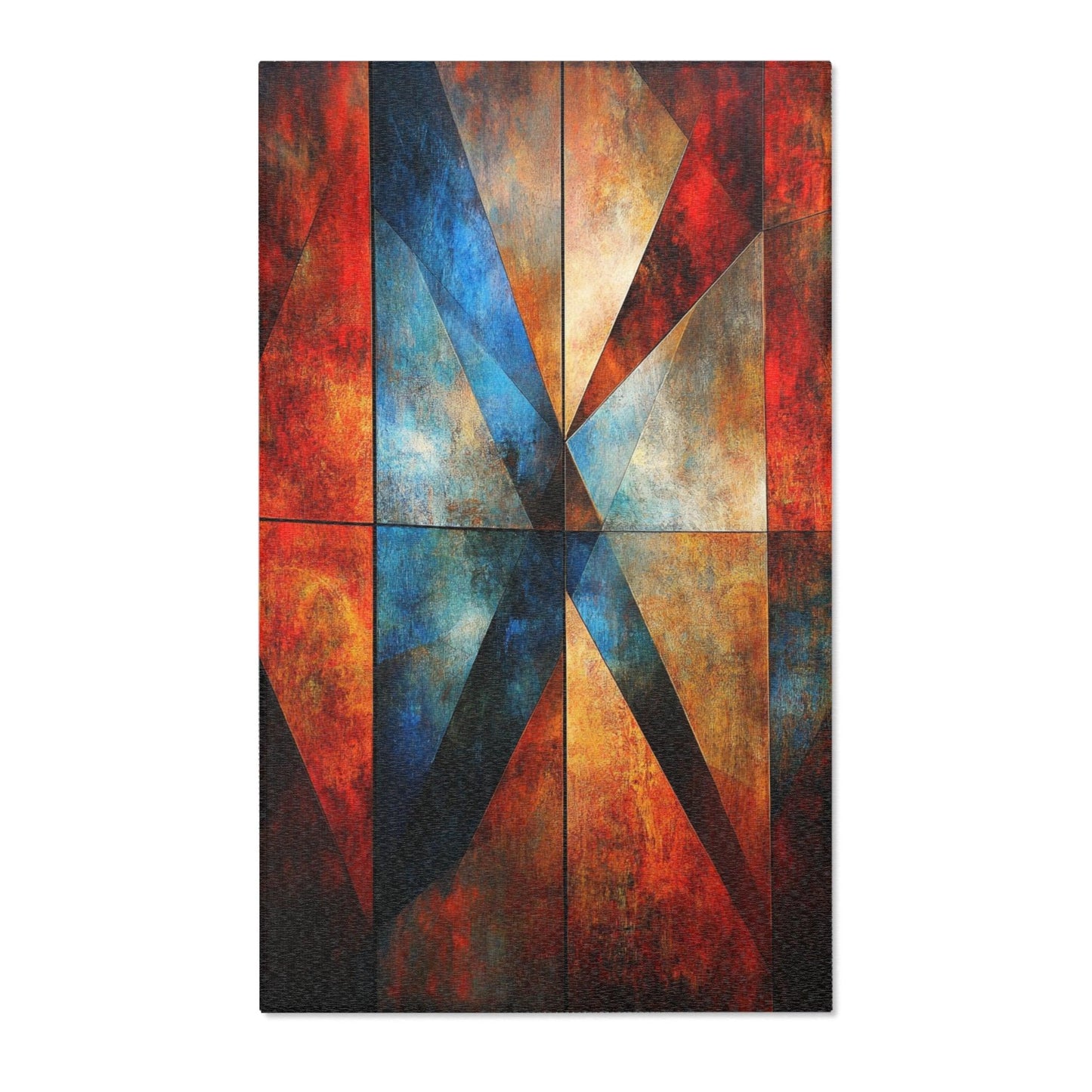 Abstract Geometric Area Rug - Sharp