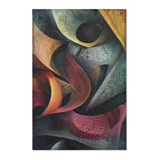 Abstract Geometric Area Rug - Wrath