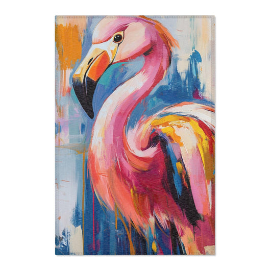 Flamingo - Abstract Geometric Area Rug